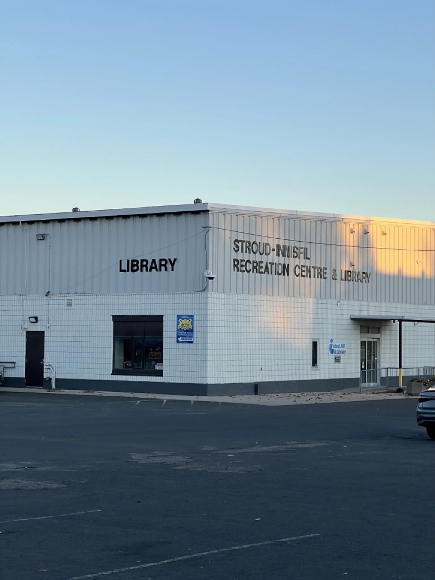 The Stroud-Innisfil Recreation Centre and Library building