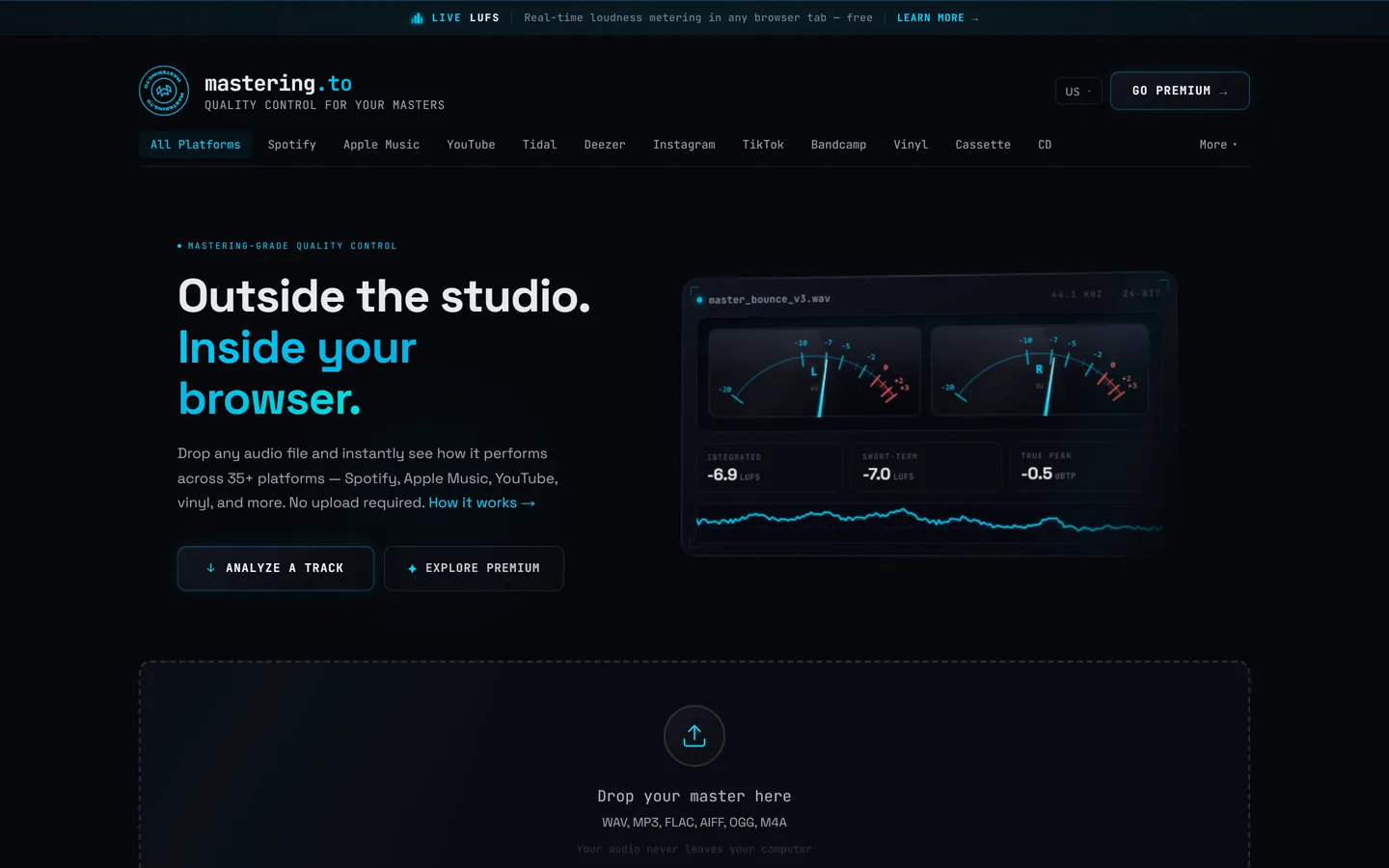 Mastering.to website